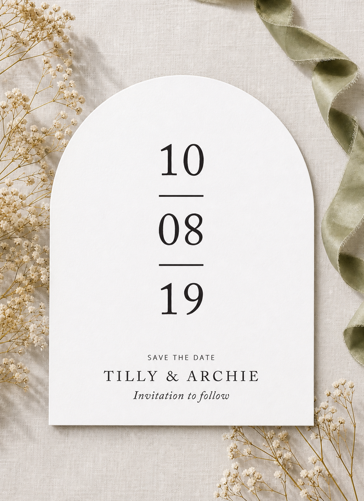 Black and White - Save The Date