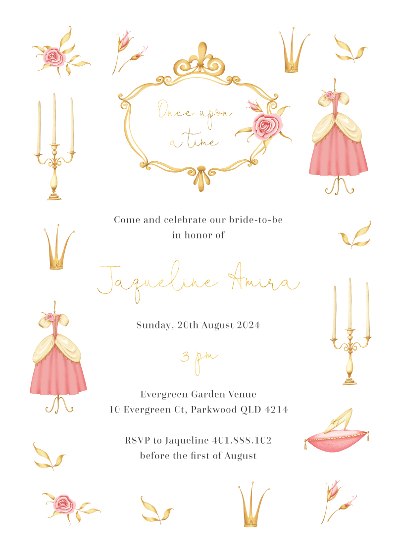 Maharani - Bridal Shower Invitations