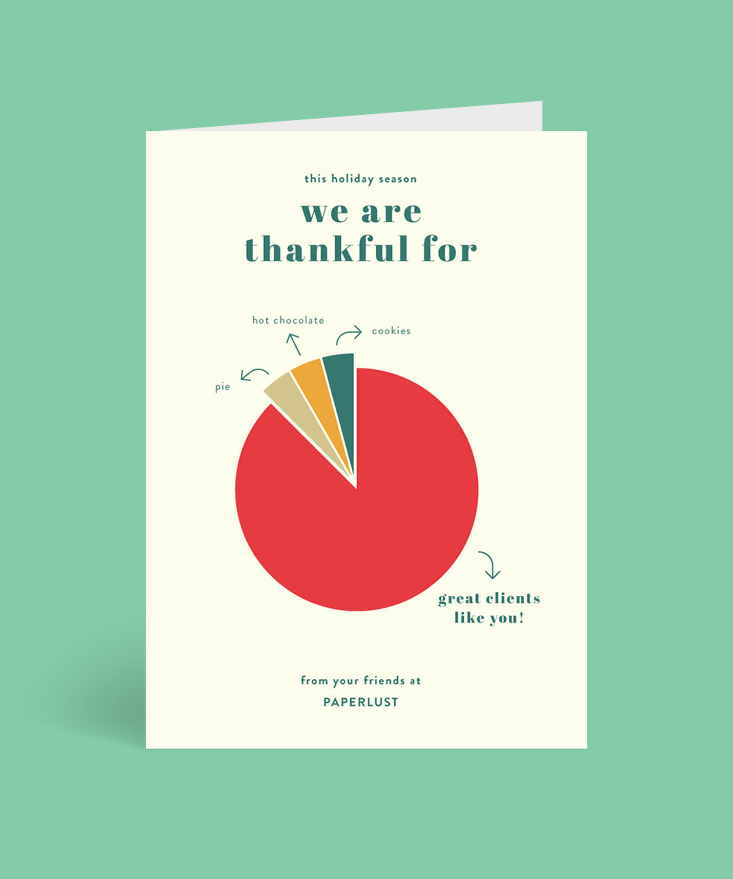 Gratitude Chart Holiday Cards - Digital Printing design preview