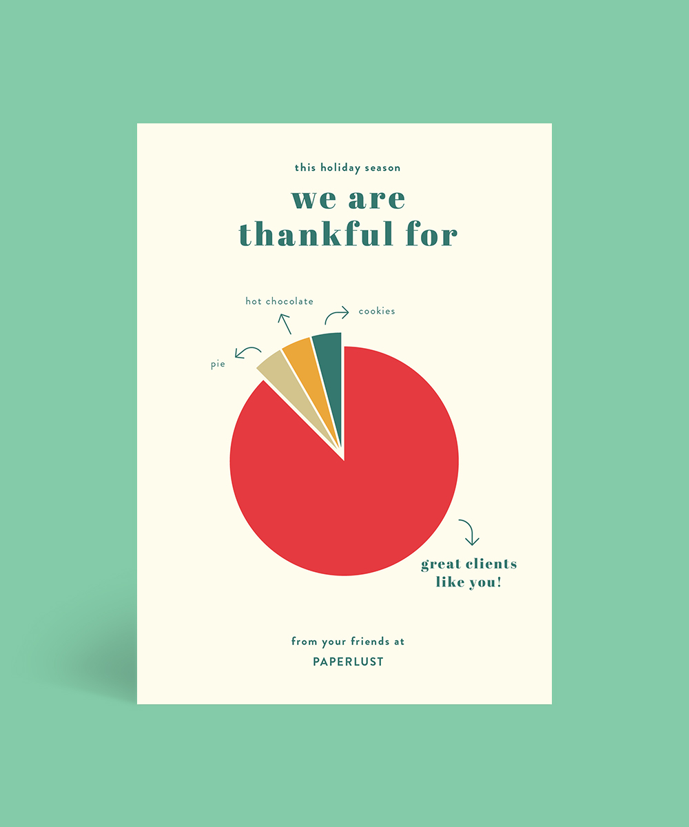 Gratitude Chart Holiday Cards - Digital Printing design preview