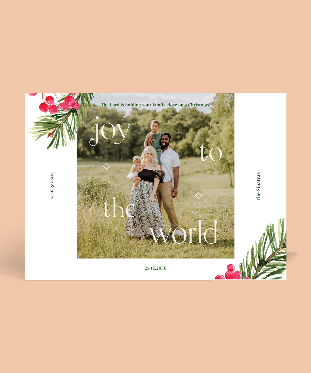 Joy to the World - Christmas Cards