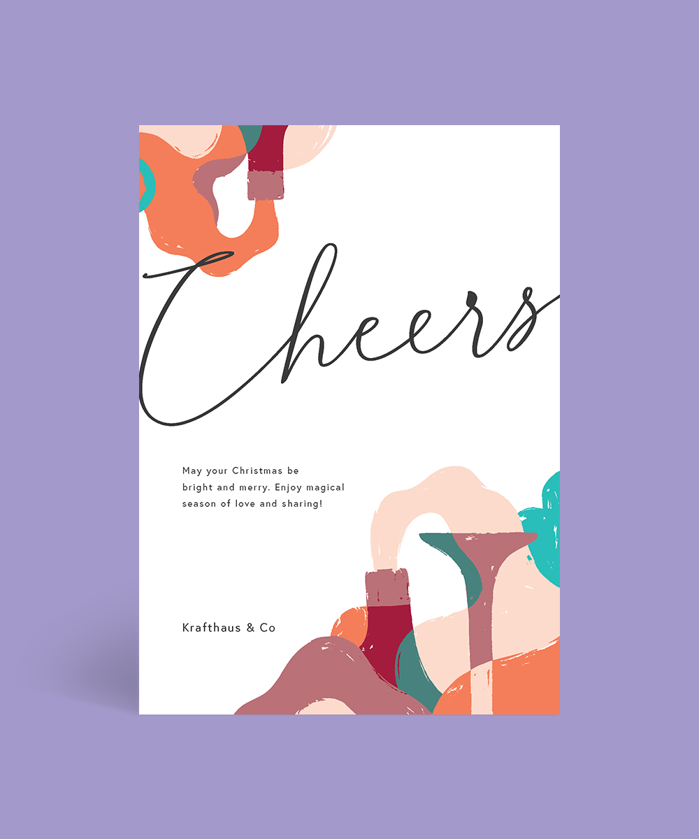 Raise your Glass - Business Christmas Cards