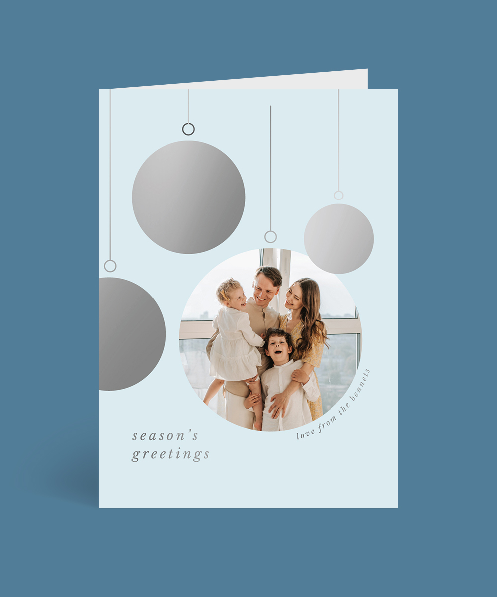 Dangling Ornaments - Christmas Cards