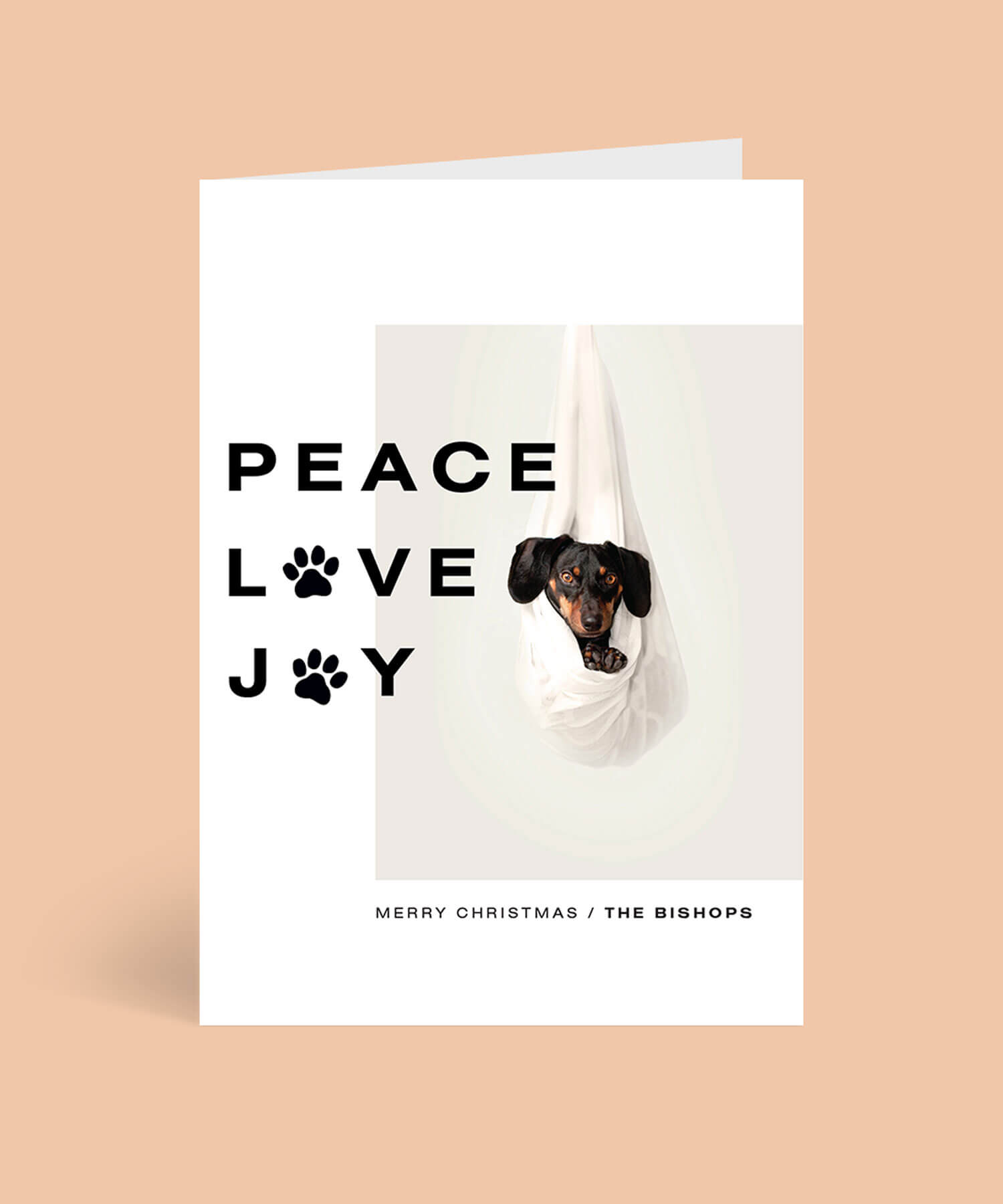 Peace and Paws - Christmas Cards