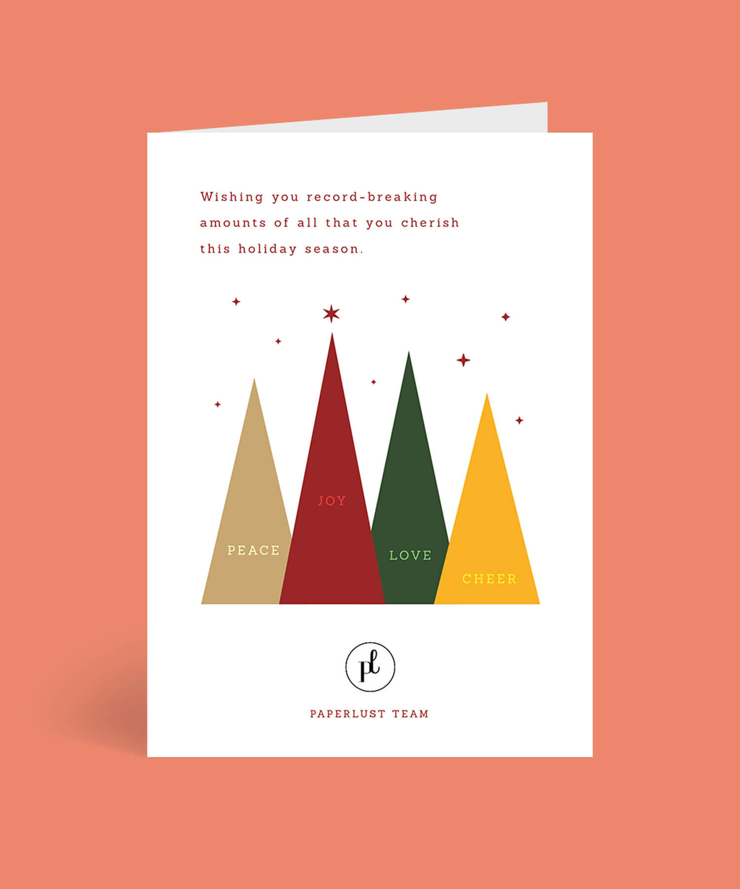 Pyramids of Joy - Business Christmas Cards