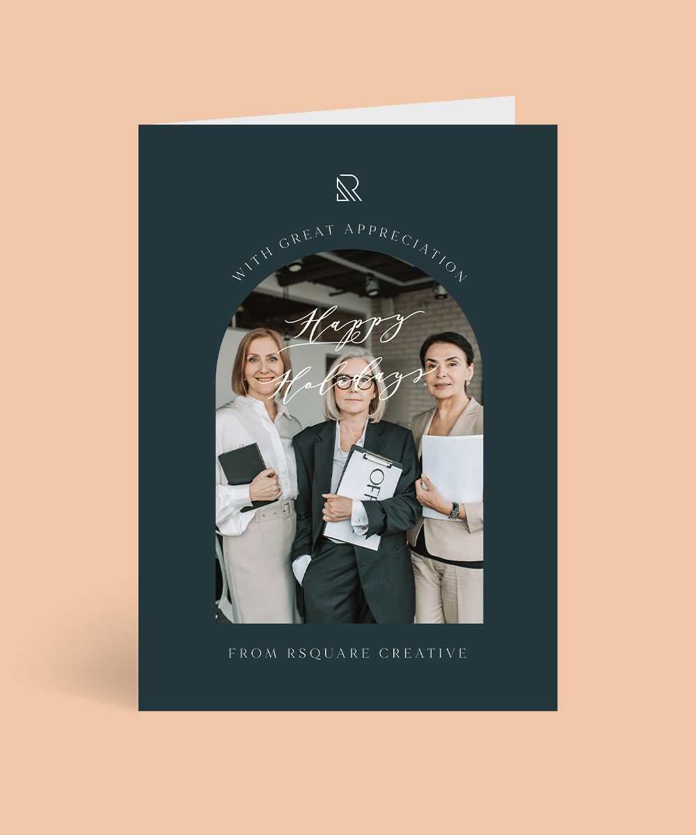 Arch Frame - Business Christmas Cards