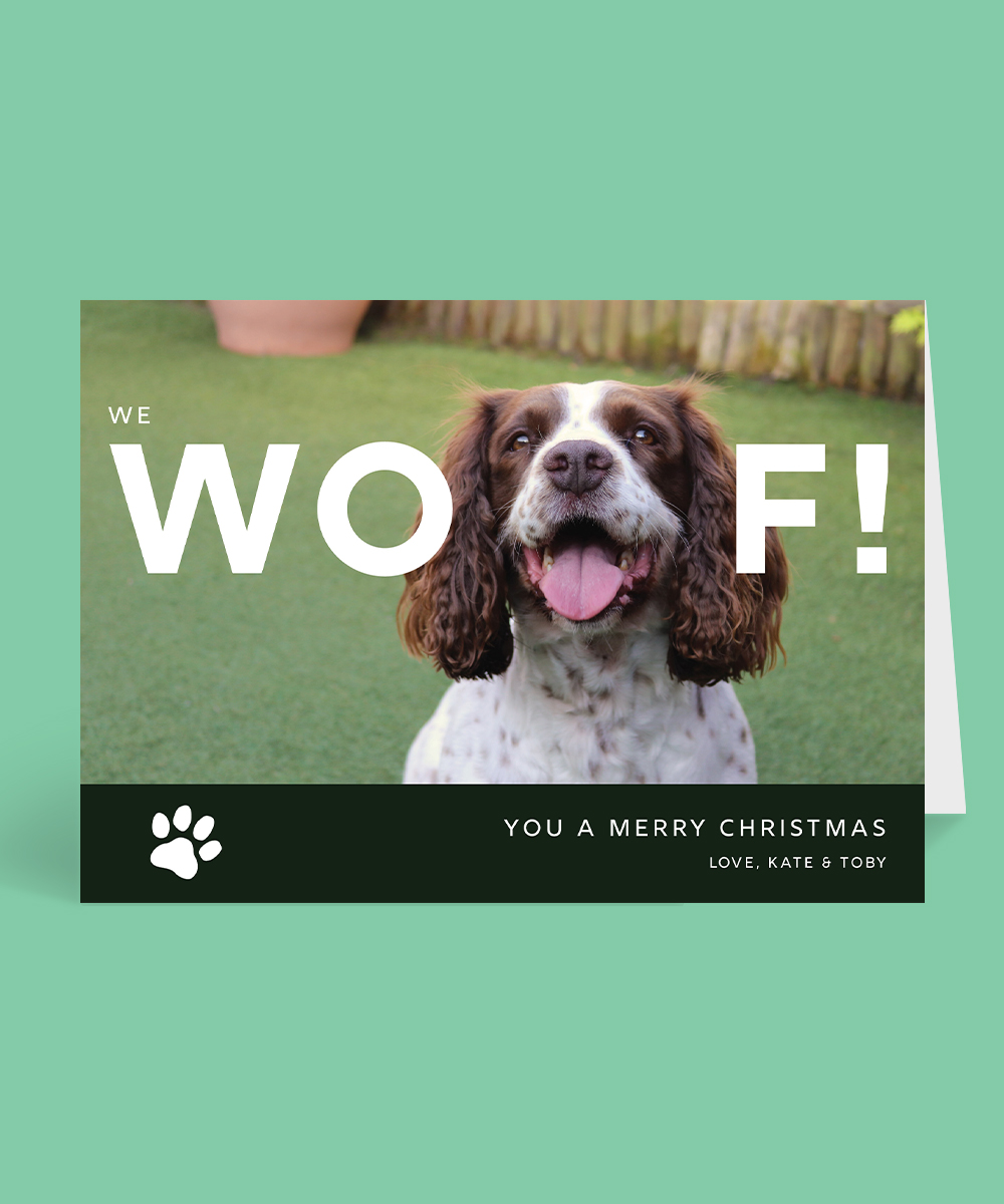 Woof You - Christmas Cards