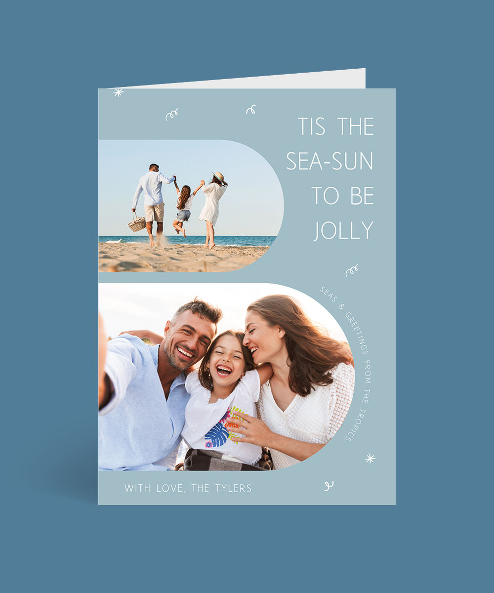 Dusty Blue - Christmas Cards