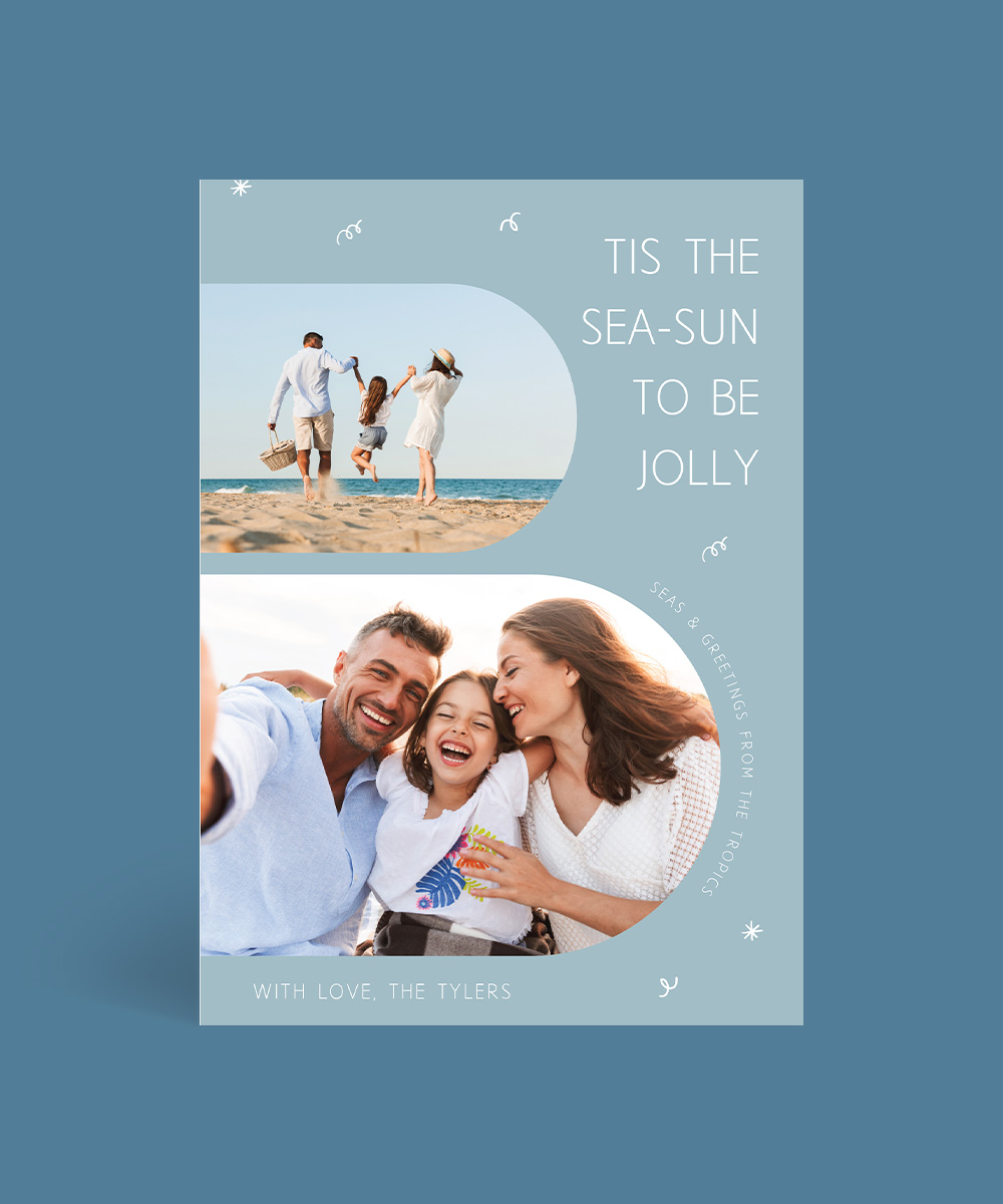 Dusty Blue - Christmas Cards