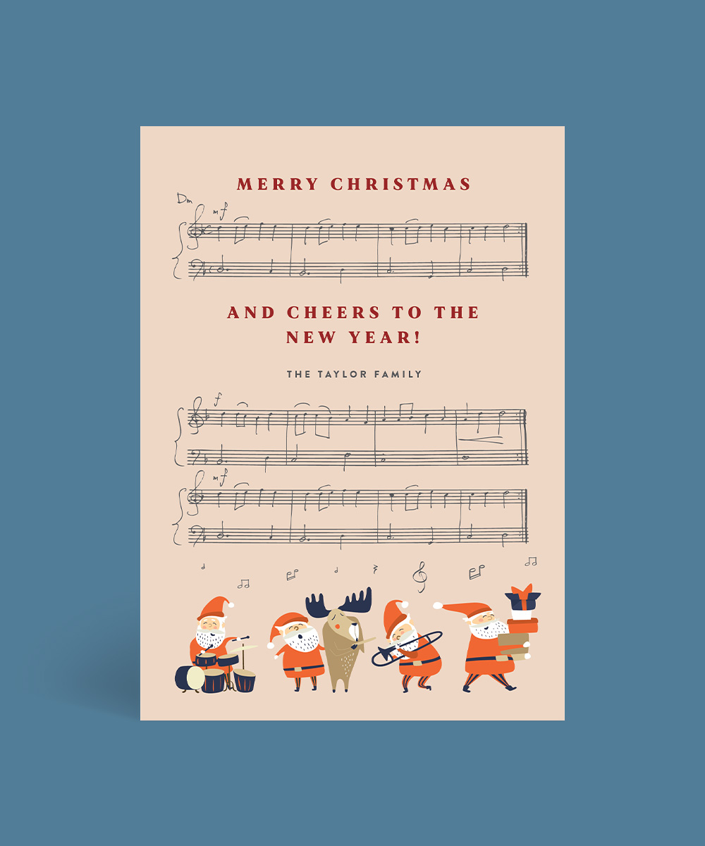Musical Notation - Christmas Cards