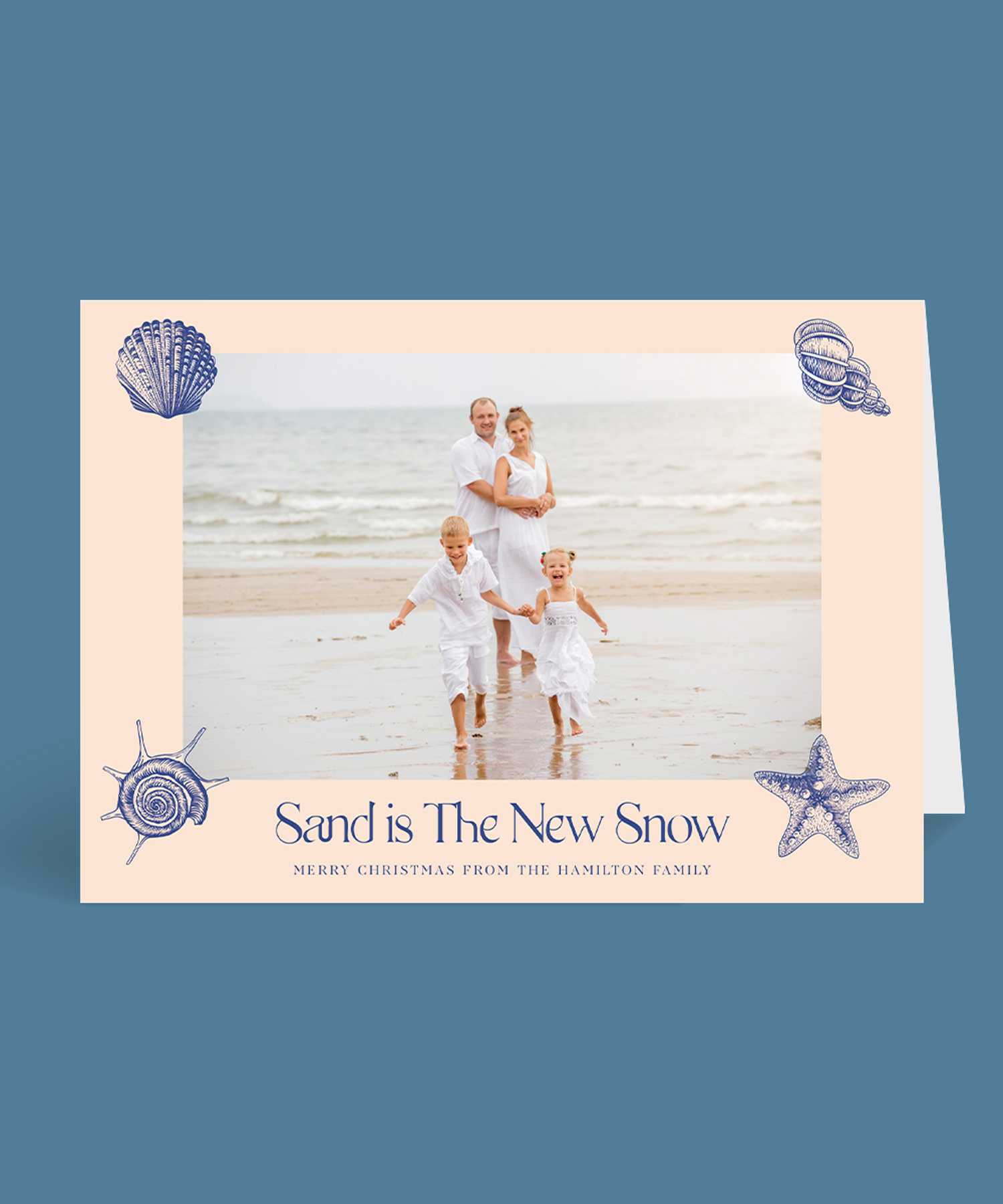 Seashells Wishes - Christmas Cards