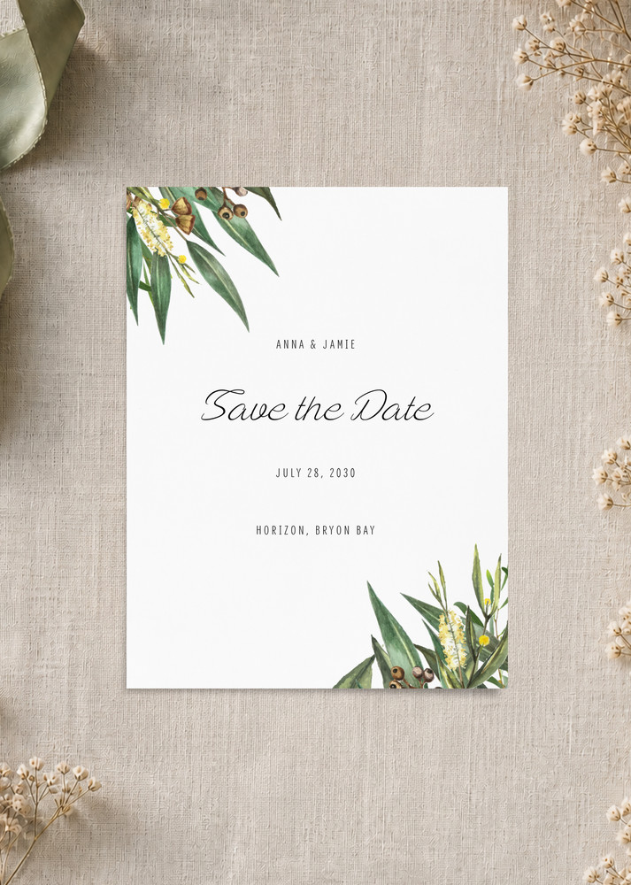 A bouquet - Save The Date