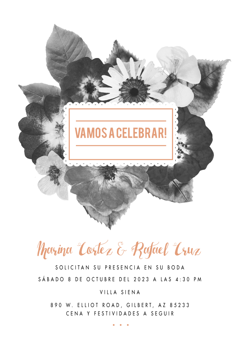 Spring Collection Wedding Invitations - Digital Printing design preview