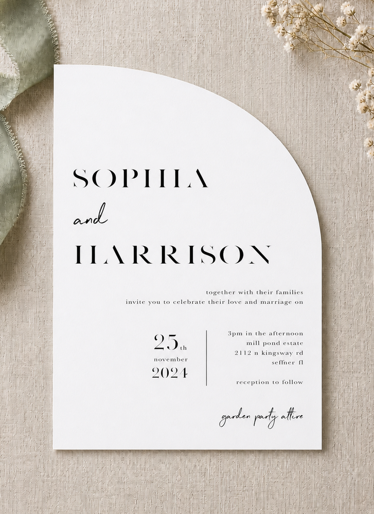 Smoke - Wedding Invitations