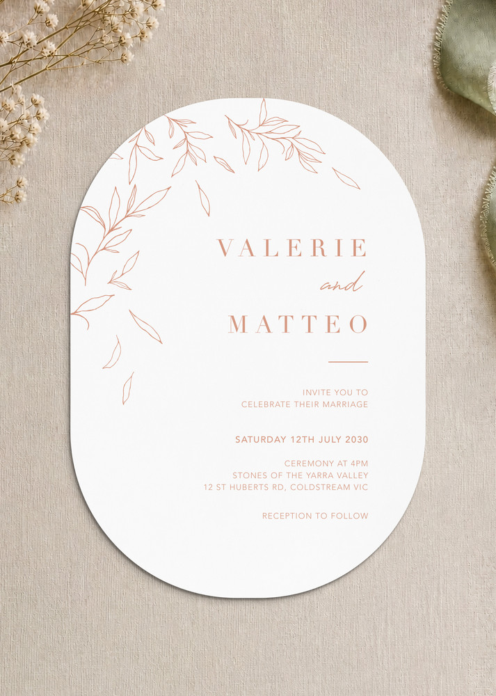 Modern Simplicity - Wedding Invitations
