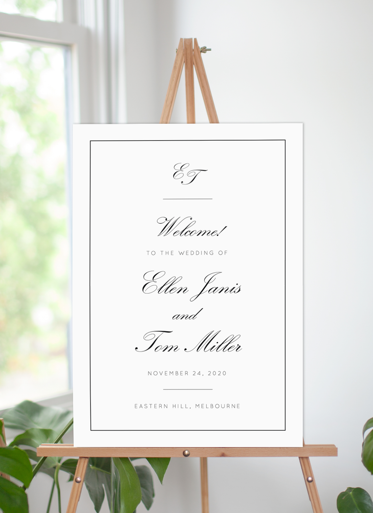 Into the Line - Wedding Signs