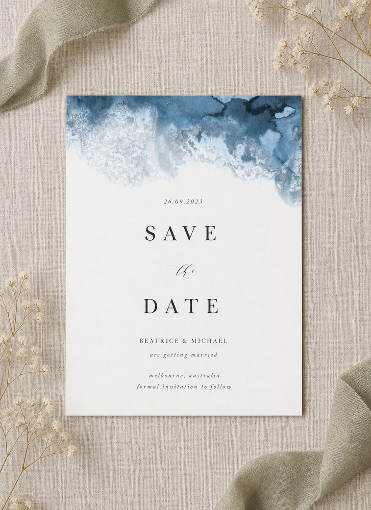 Cerulean Blush - Save The Date