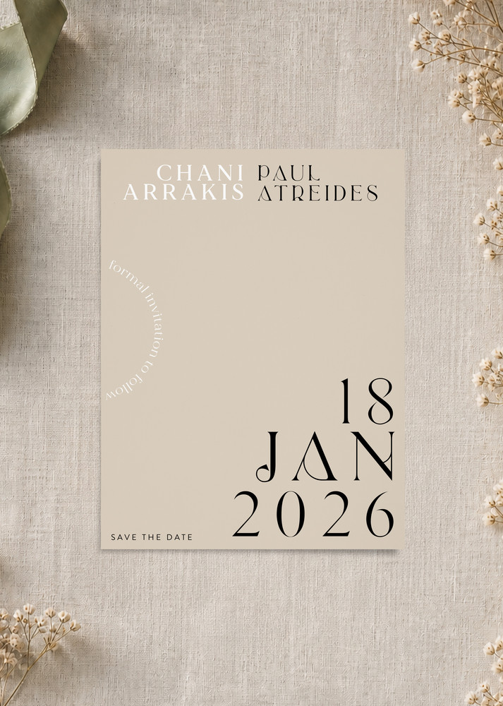 Arrakis - Save The Date