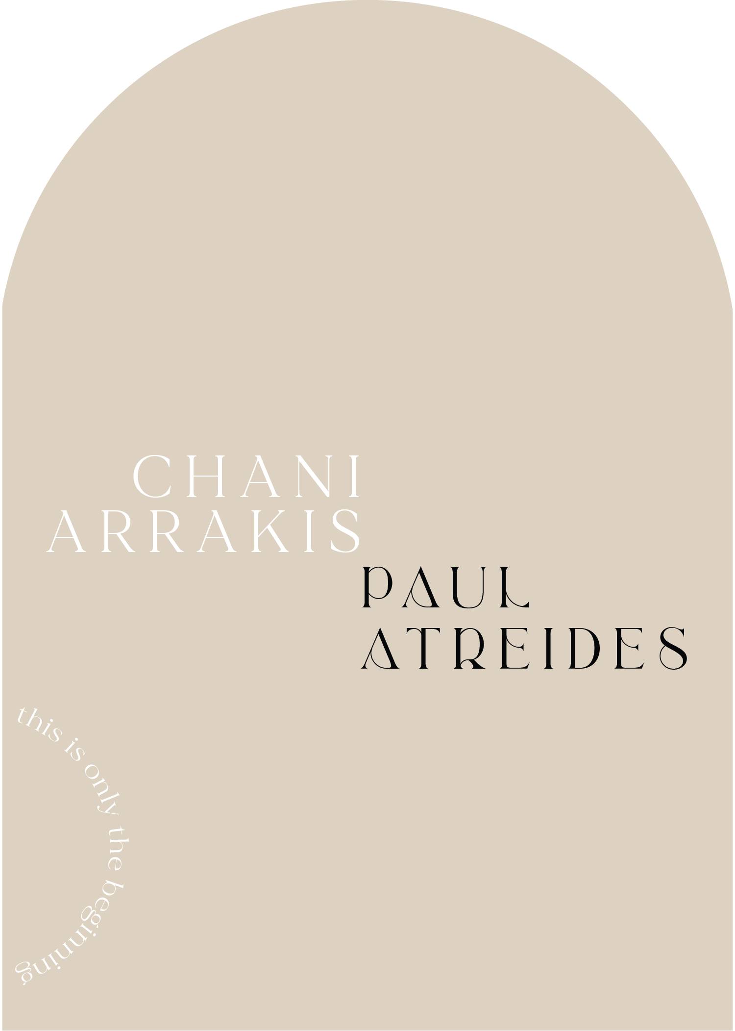 Arrakis - Engagement Invitations