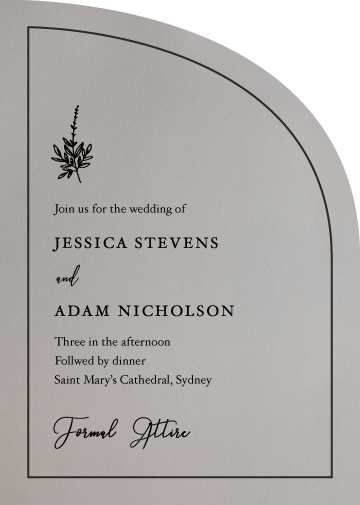 Pretty In Pink Wedding Invitations - Digital Printing design preview