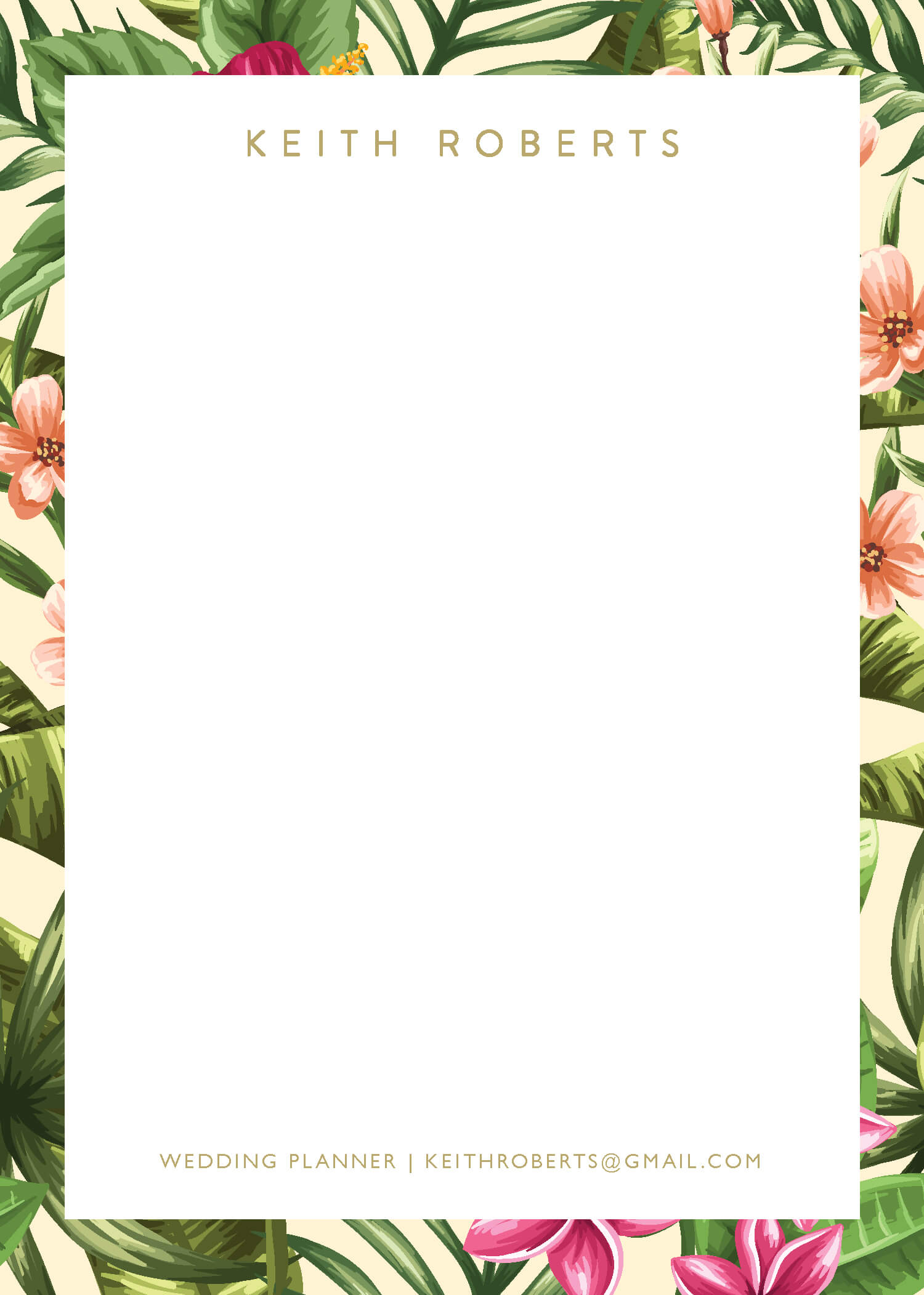 Sweet Tropical - Notecards