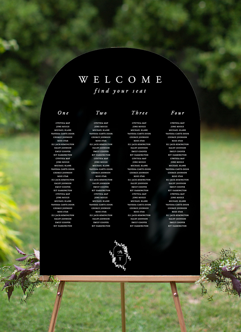 Floweret - Wedding Seating Chart
