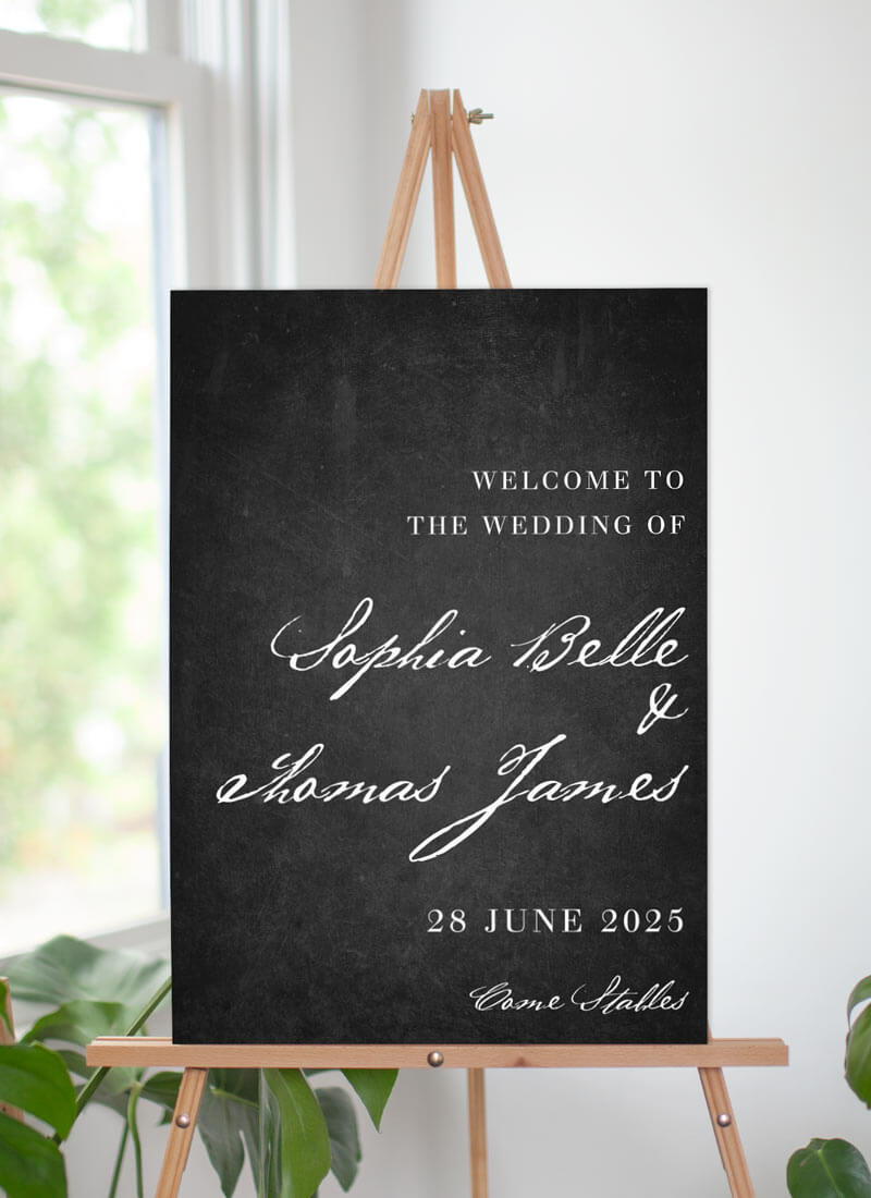 Simple Script - Wedding Signs