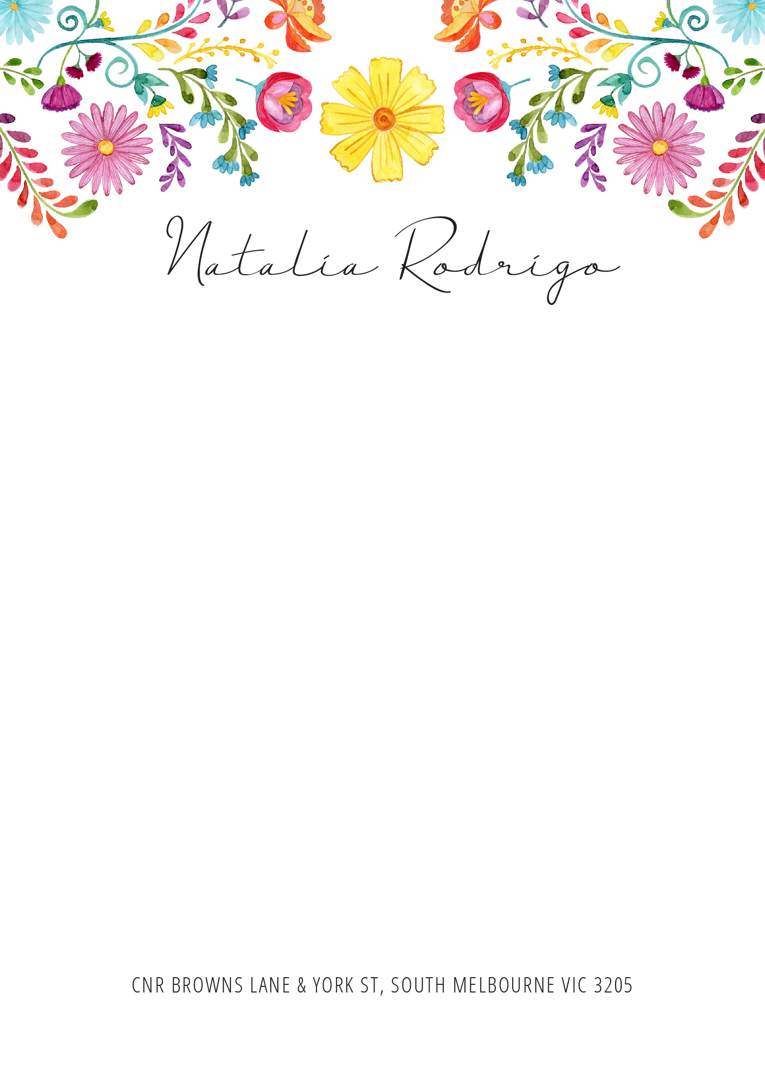 Fiesta Colorida Notecards - Digital Printing design preview