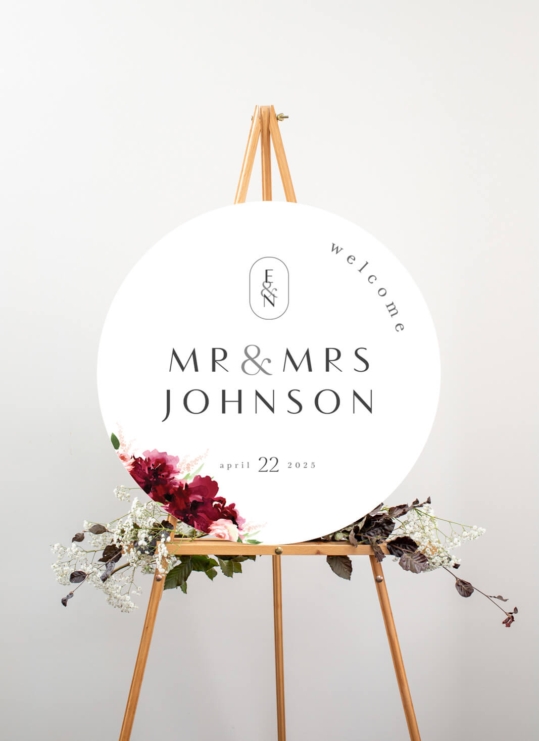 Elegant Flowers - Wedding Signs
