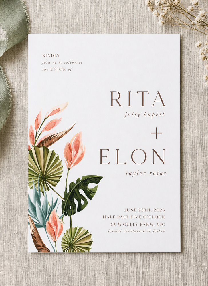 Island Breeze - Wedding Invitations