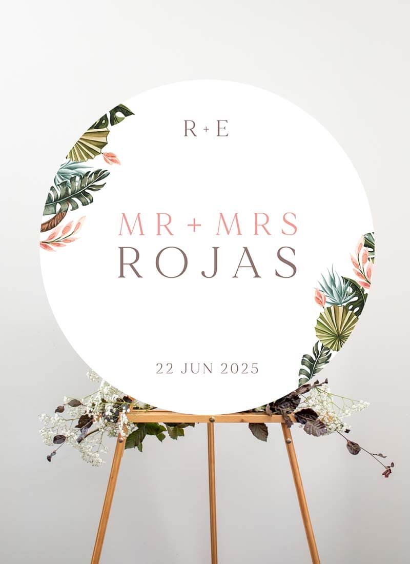 Island Breeze - Wedding Signs