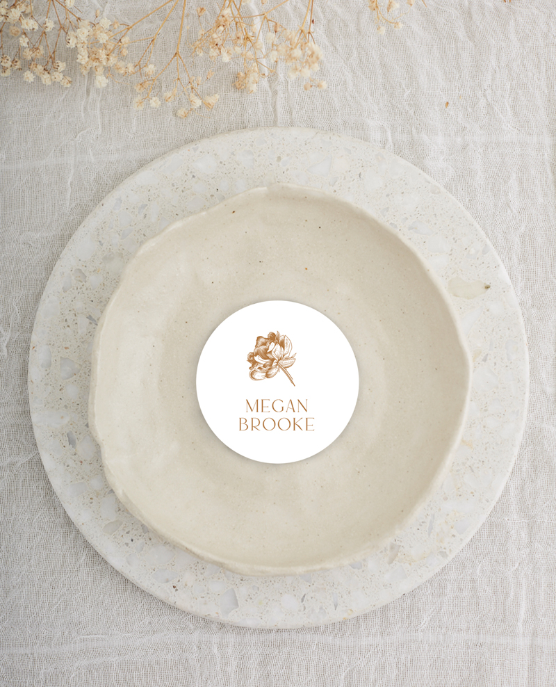 Jin Mudan - Wedding Place Cards