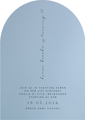 Byron - Birthday Invitations