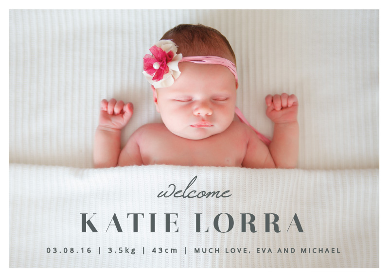 Hello Sunshine - Baby Announcements