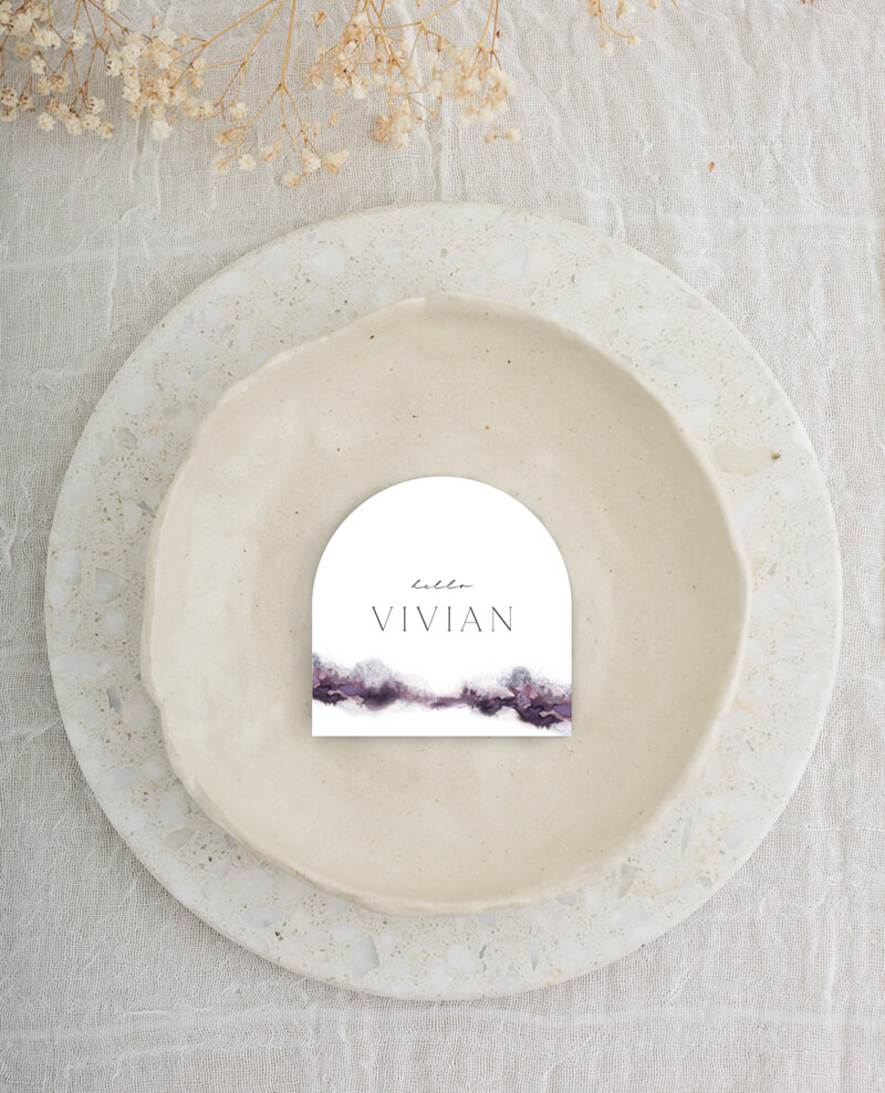 Lavender Blush - Wedding Place Cards