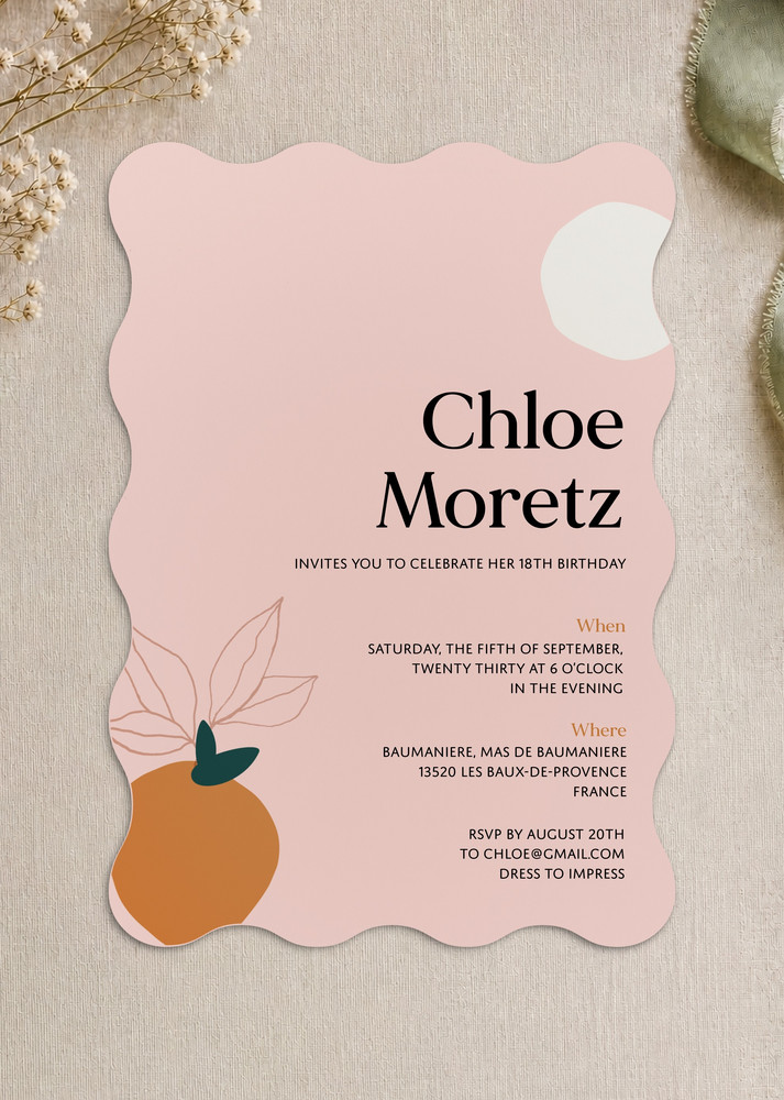 Harvest - Birthday Invitations