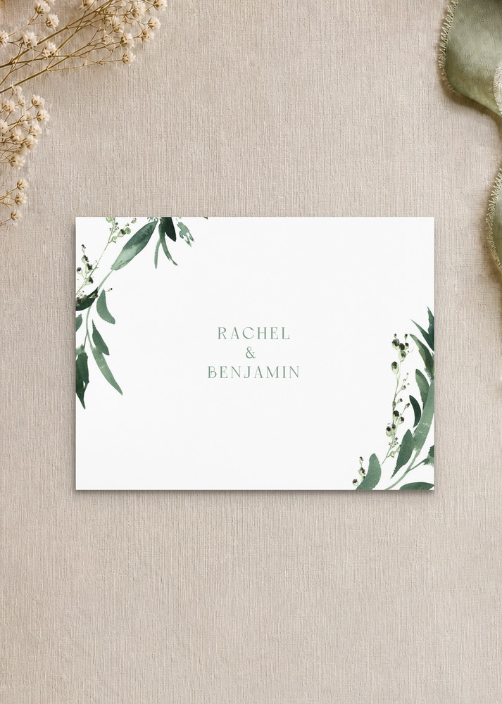 Love and Leaves - RSVP Cards