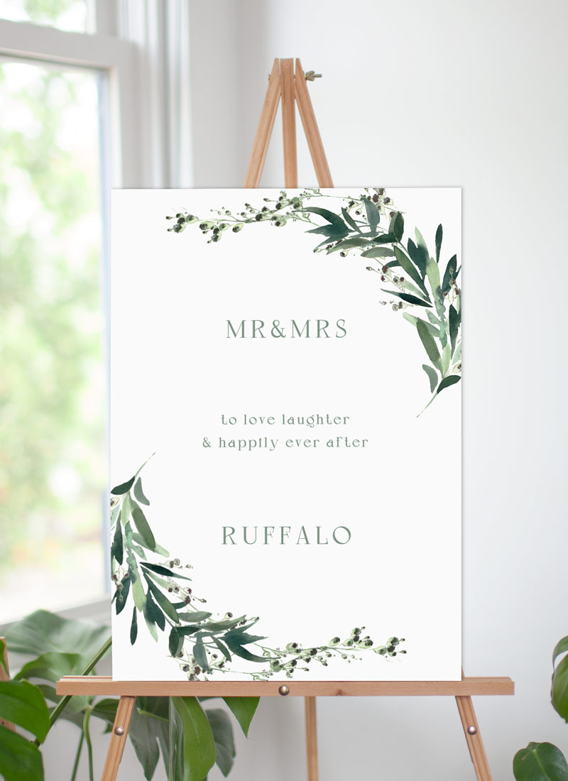 Love and Leaves - Wedding Signs