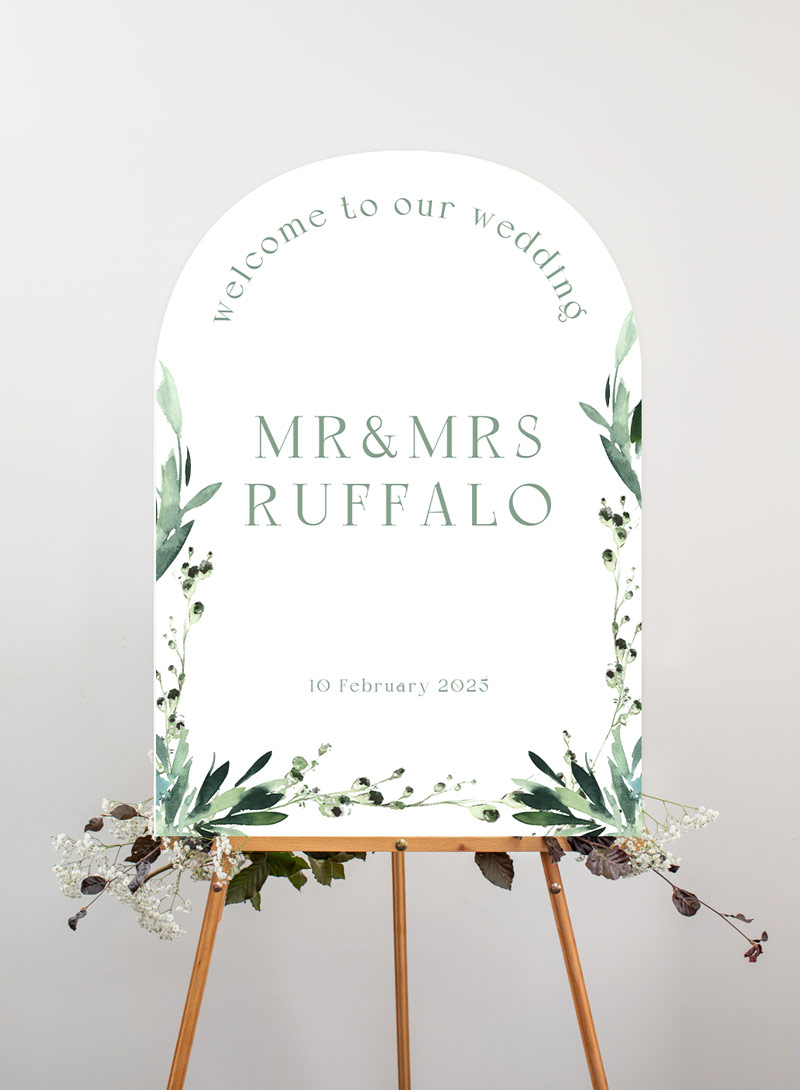 Love and Leaves - Wedding Signs