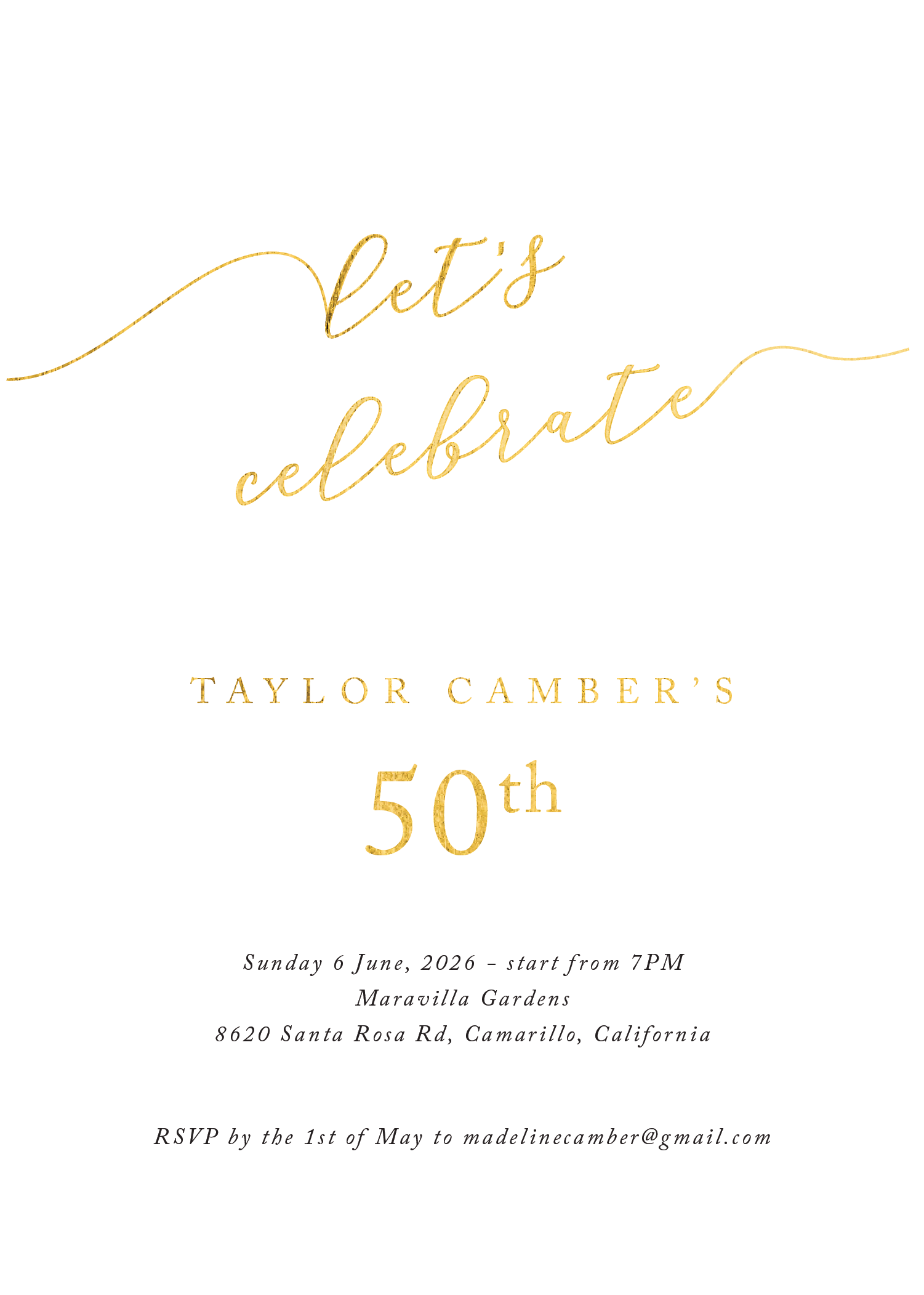 Forever Promise - Birthday Invitations