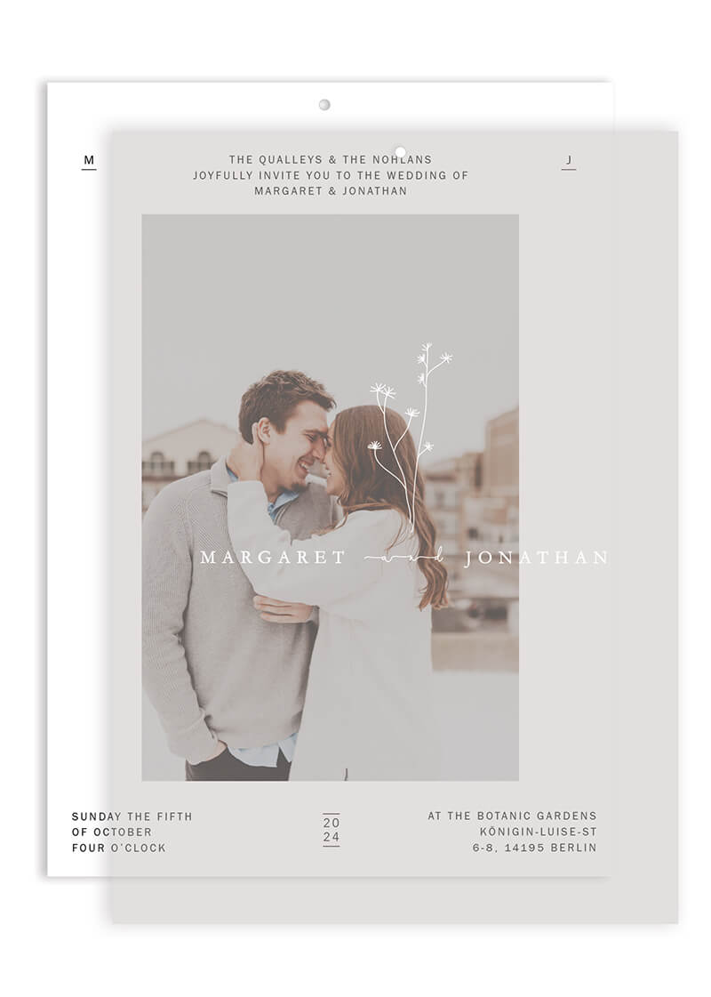 Ebb & Flow - Wedding Invitations