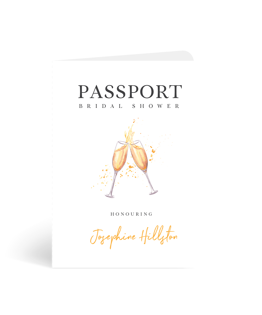 The Passport - Bridal Shower Invitations