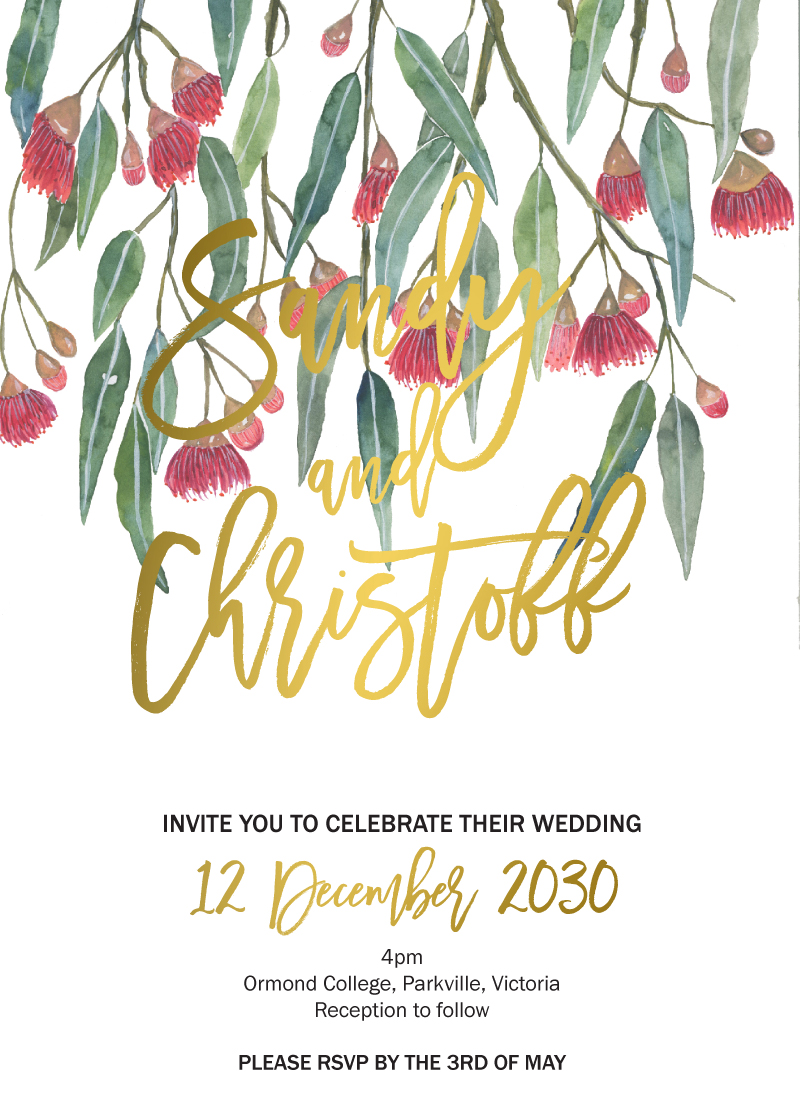 Golden Native - Wedding Invitations