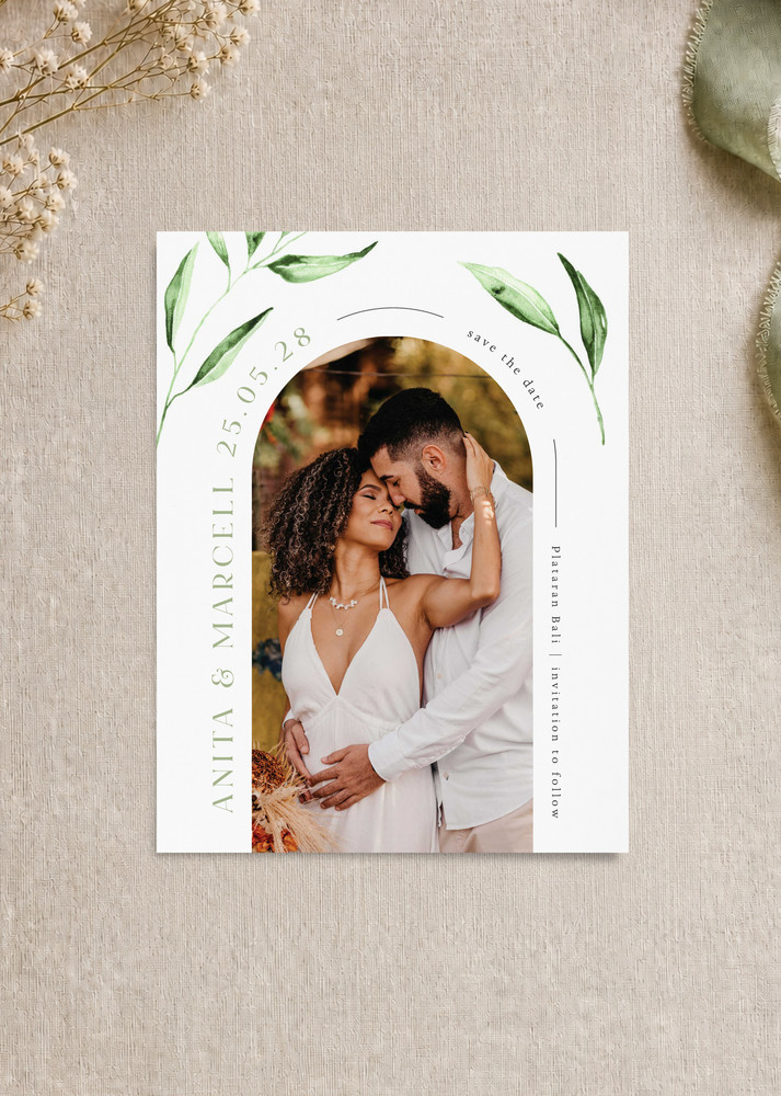 Tropical Botanical - Save The Date