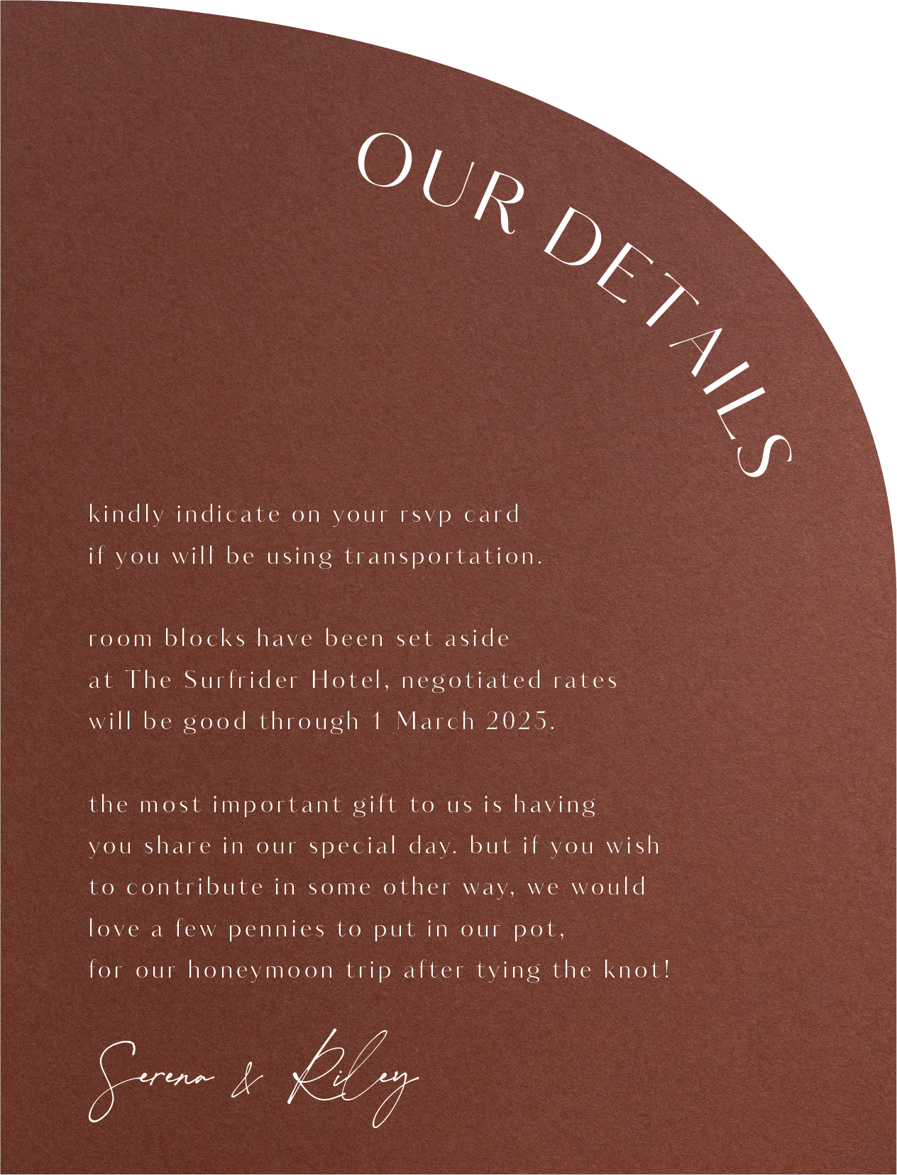 Impressionist Information Cards - White Ink design preview