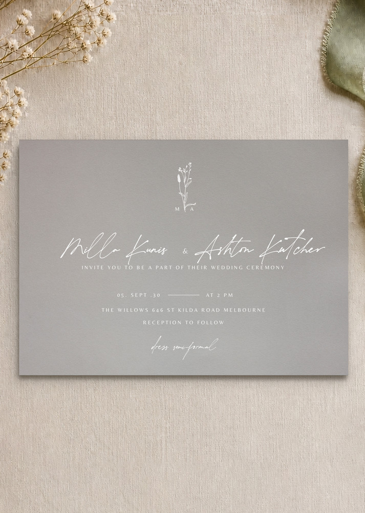 Night Bloom - Wedding Invitations