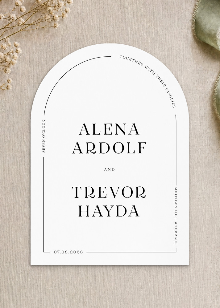 All Minimal - Wedding Invitations