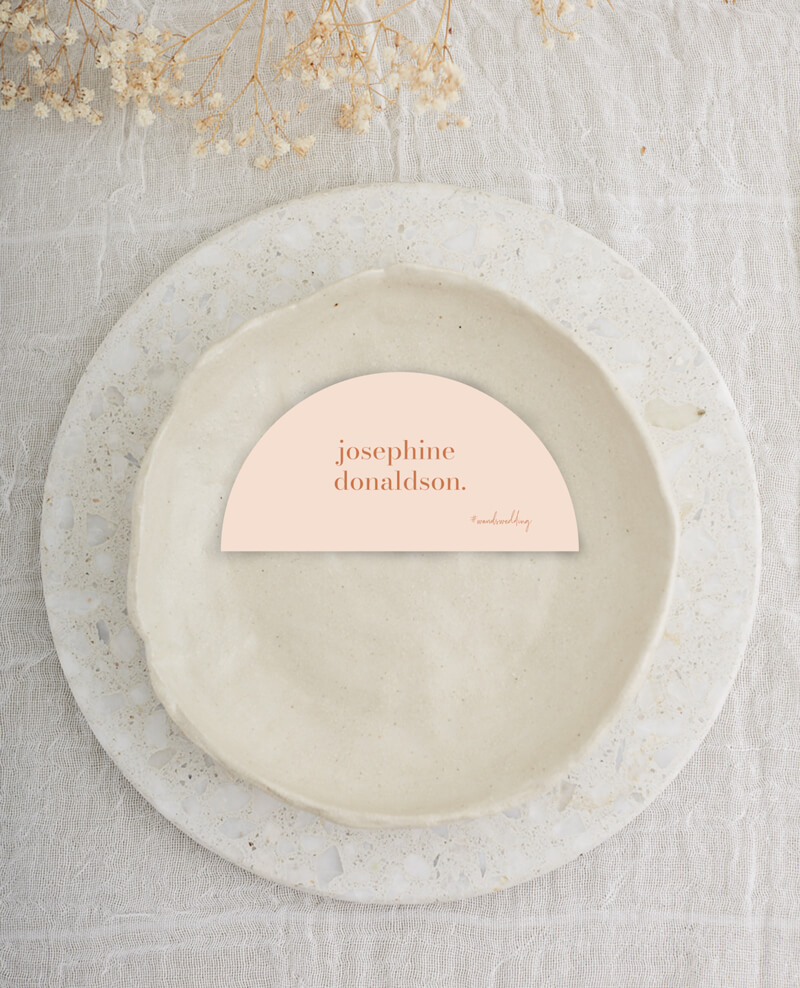 Arch Love - Wedding Place Cards