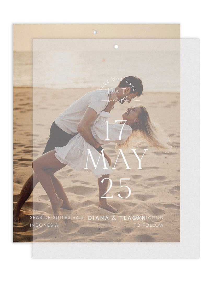 Coastal Seaside - Save The Date