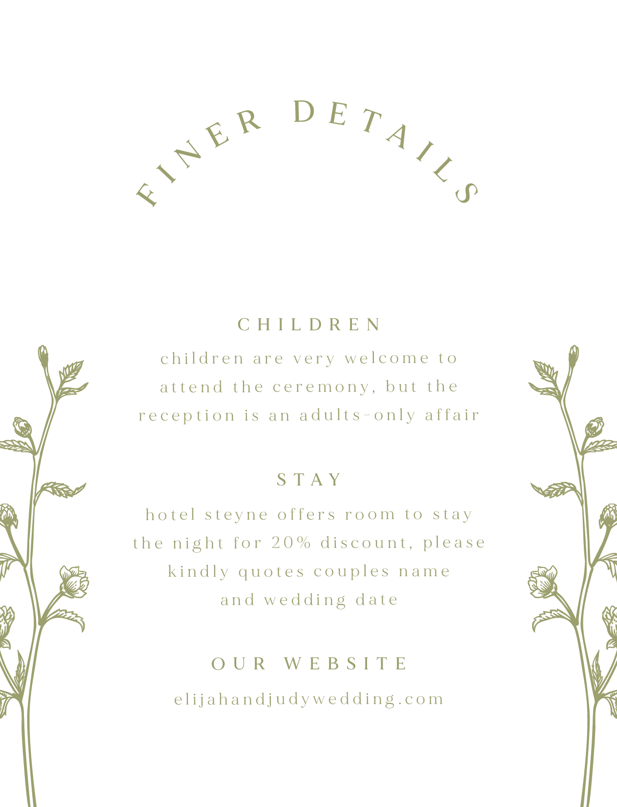 Visco Garden - Information Cards